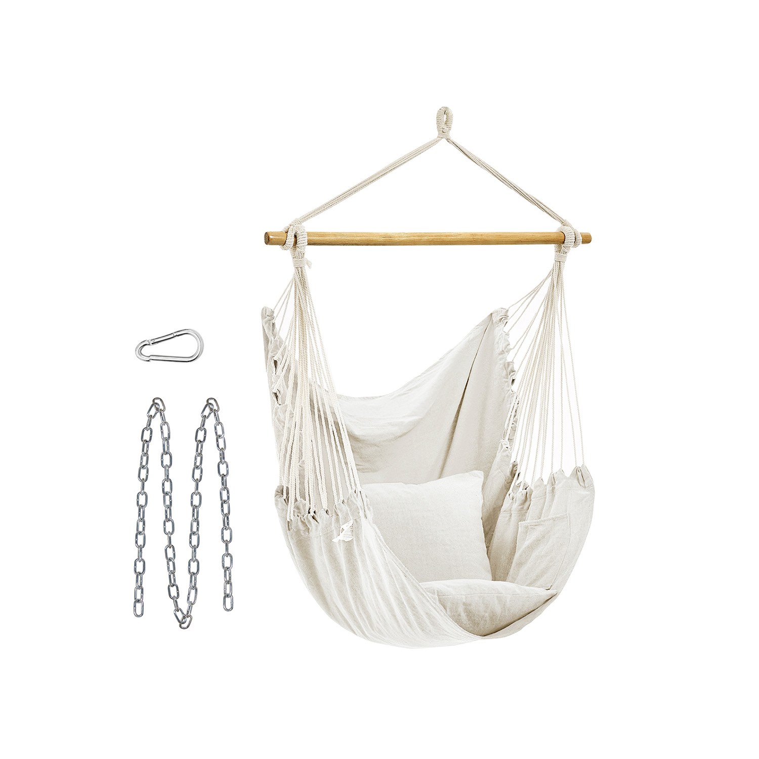 Ripptool 2 padja ja metallketiga beež