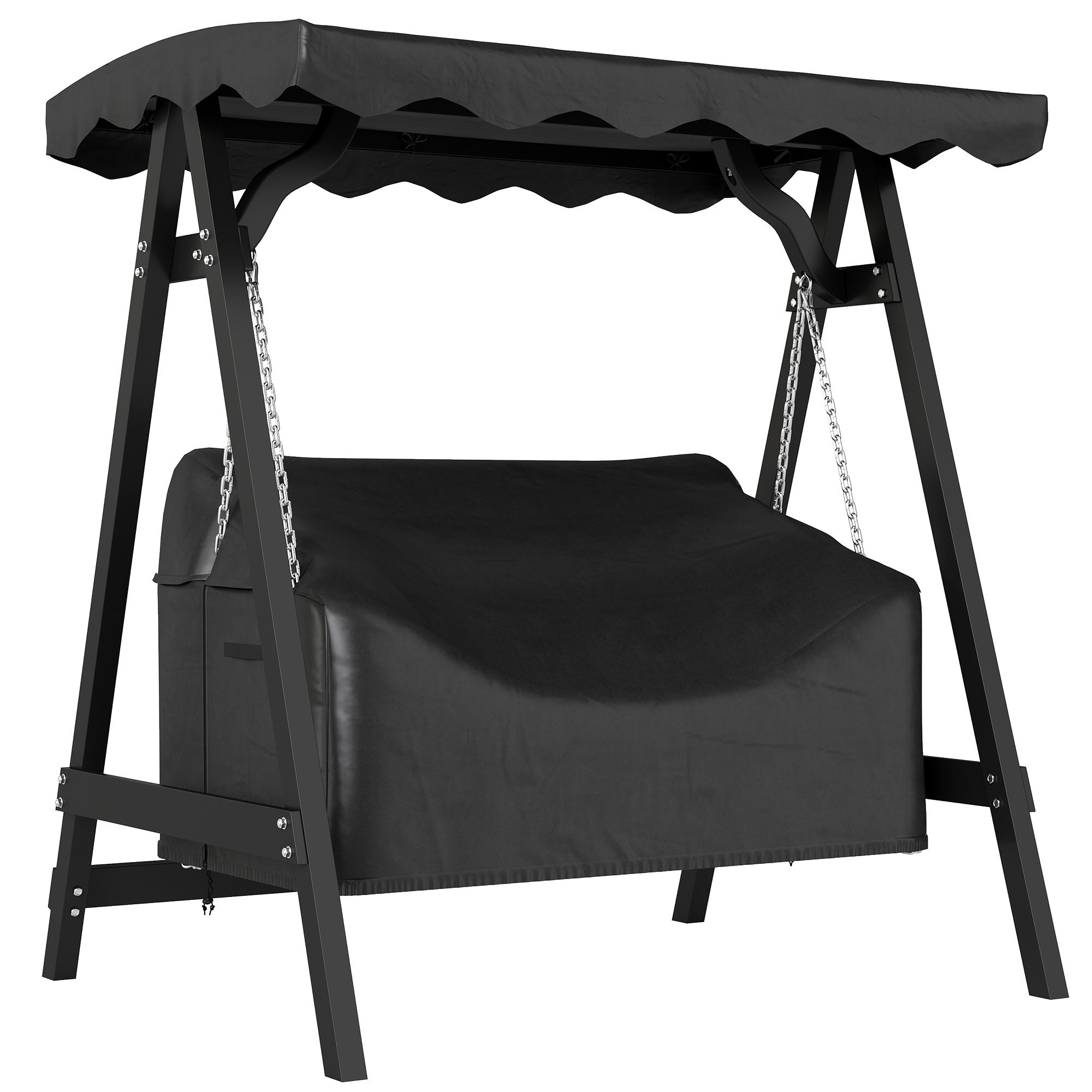 2-kohaline aiakiige kate, veekindel kaitsekate, tuulekindel ja UV-kindel, 420D Oxford kangas