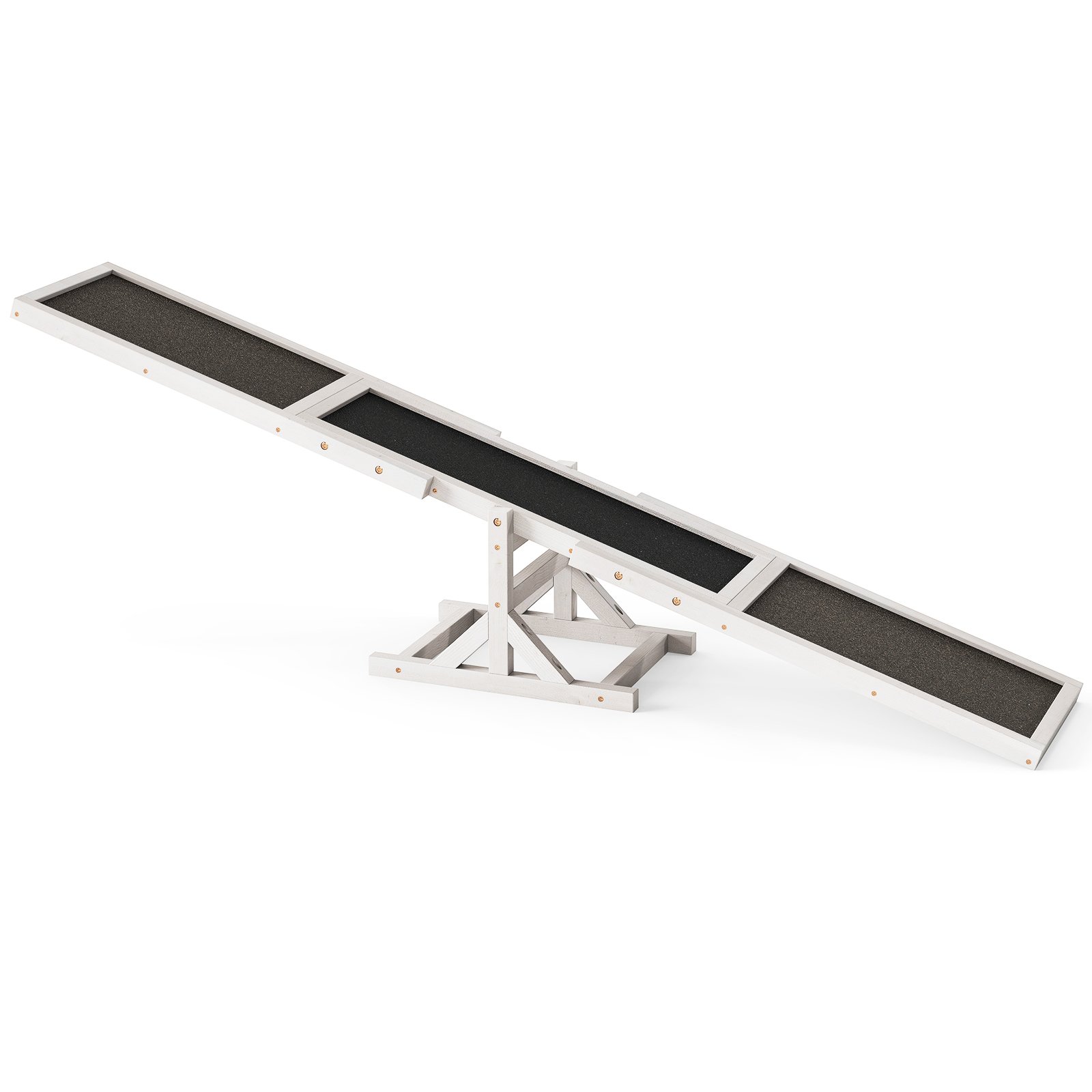 Holz-hund agility kiik koerte treening- ja mängukomplekt õues jooksumängu mänguasi ronimisplatvorm valge