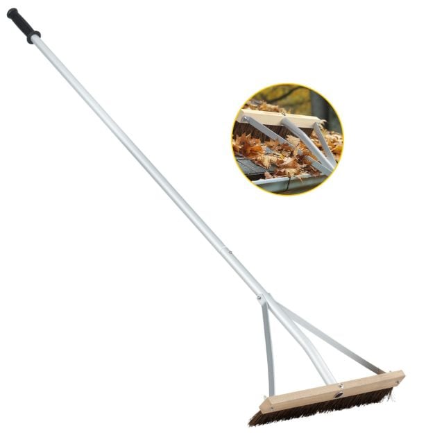 Reguleeritav katusepuhastushari 5 alumiiniumvarrega