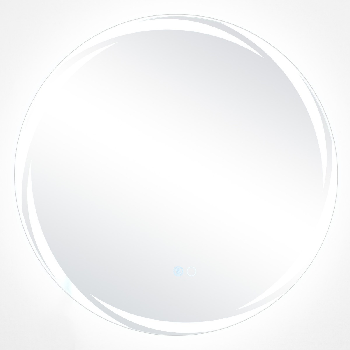 60x60cm LED vannitoa peegel 3 värvust, puute lüliti, uduvastane