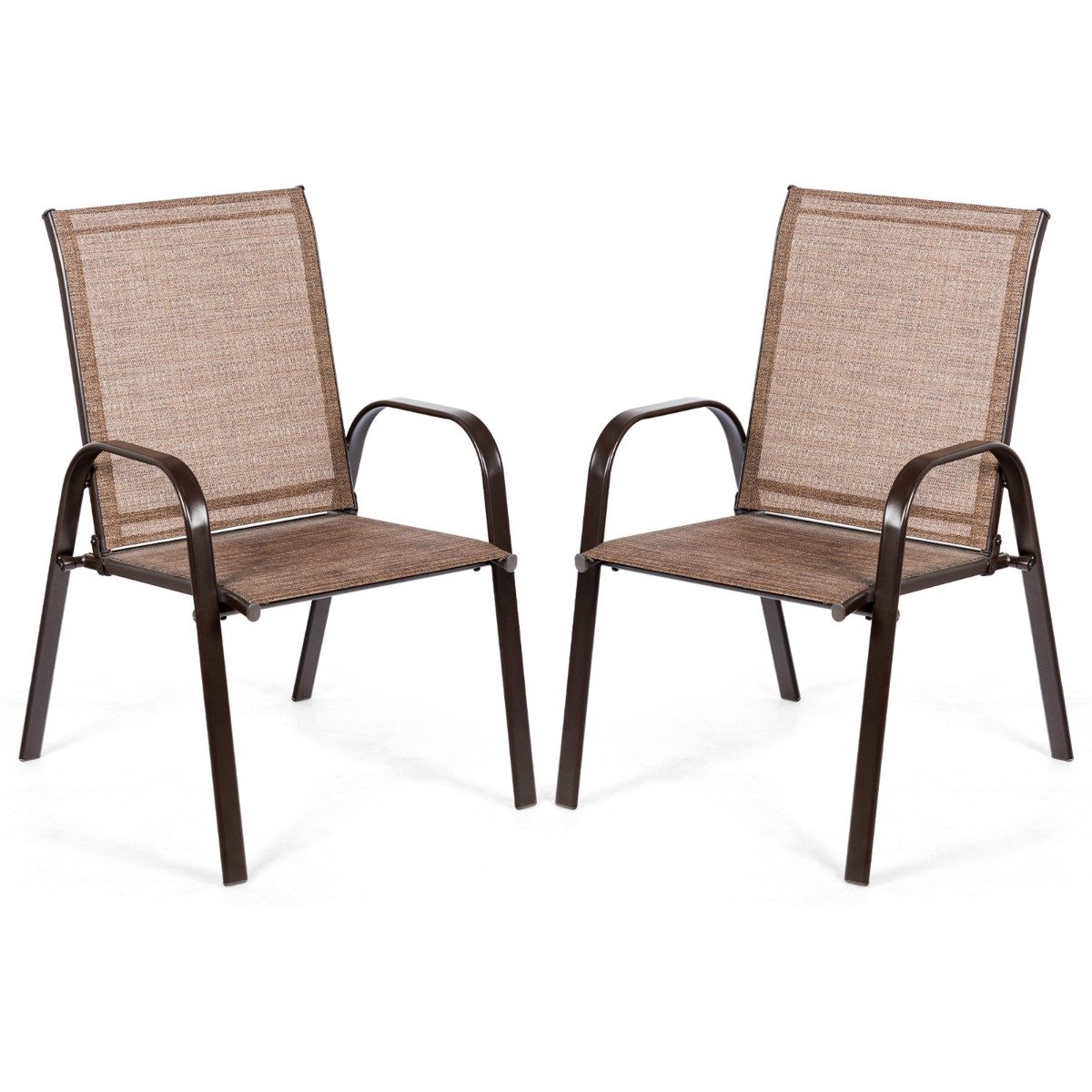 Komplektis 2 kumerate käetugedega aiatooli