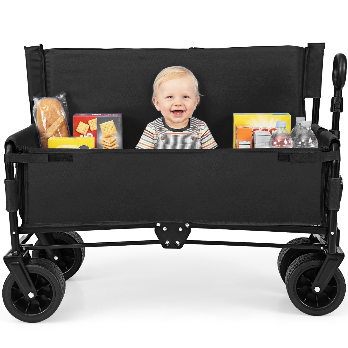 2-ühes universaalistme komplekt reguleeritava lükand-/tõmbekäepidemega - must