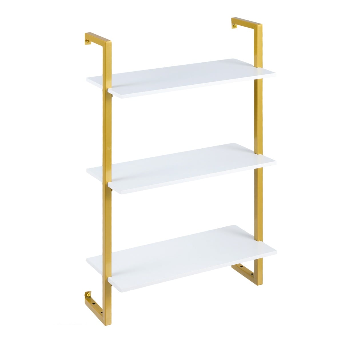 3-astmeline seinariiul metallraamiga, ujuv köögiriiul, hoiuriiul, valge