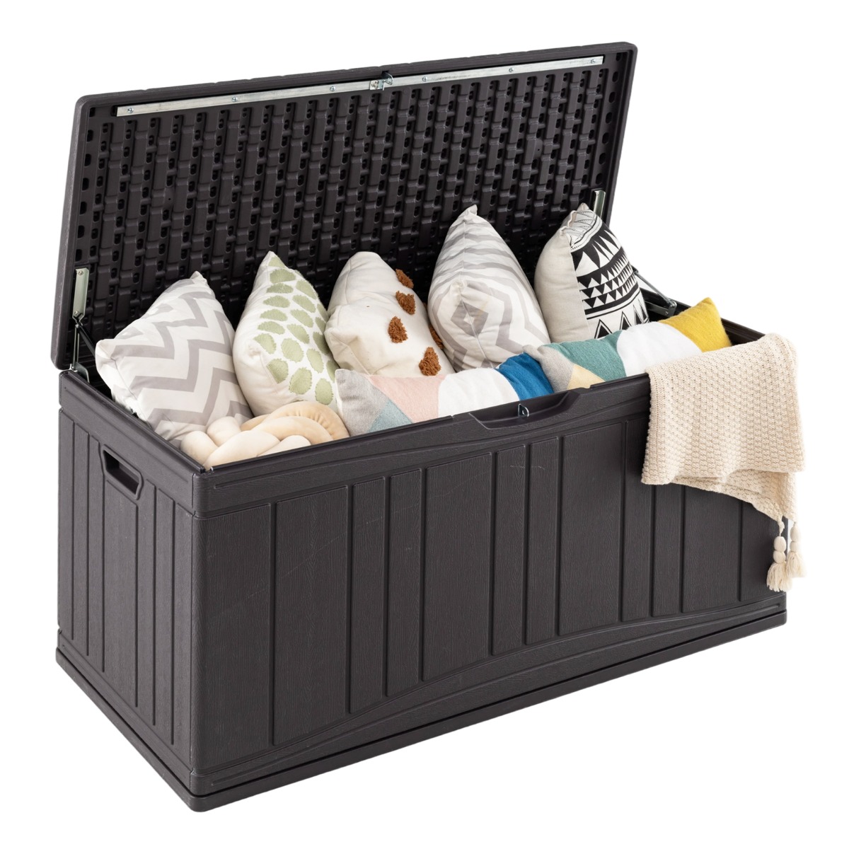 300l veekindel hdpe aialaud karp pruun