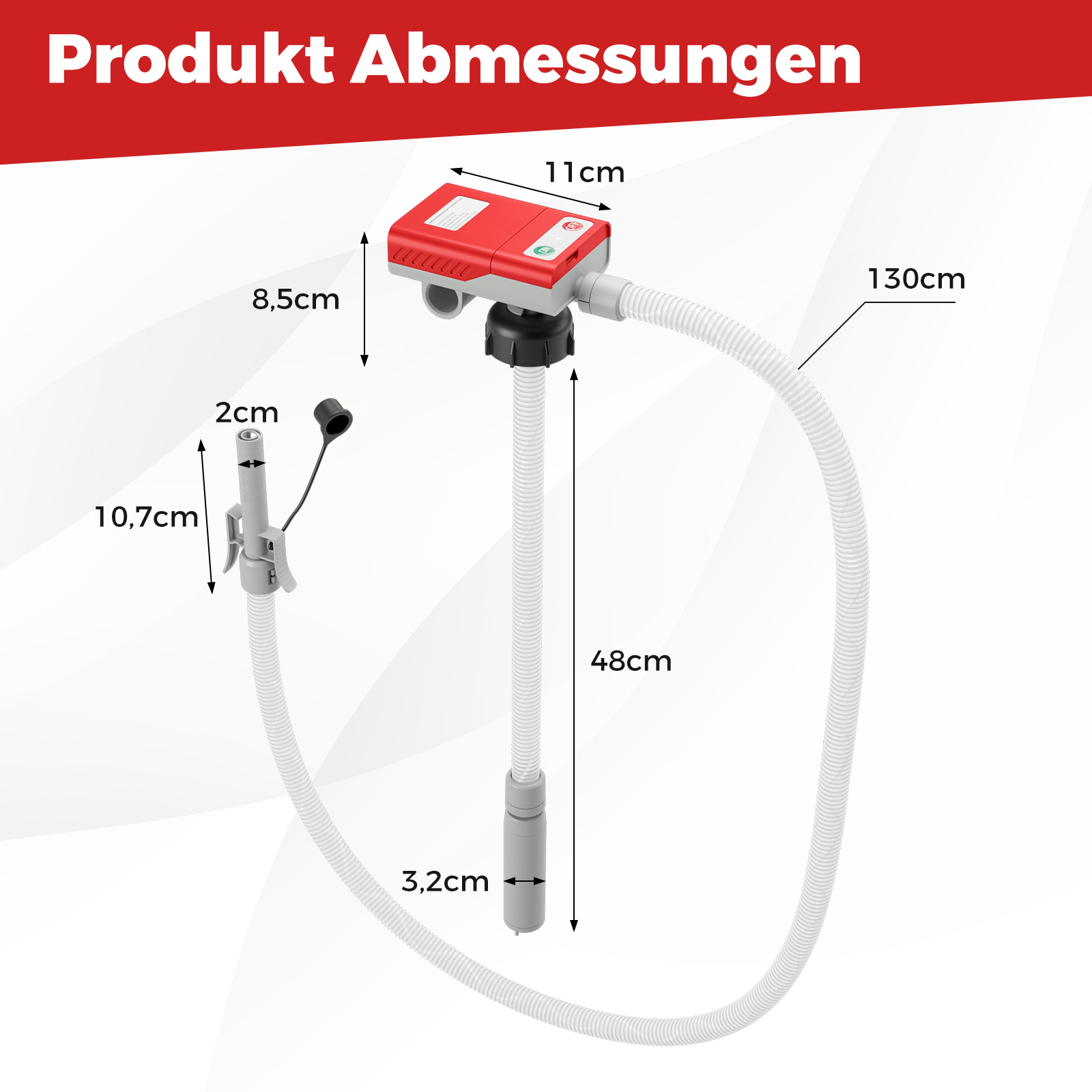 Kütuse ülepumpamise pump automaatse peatumisanduriga elektriline kütusepump 38 gpm koos 3 suurusega adapteritega