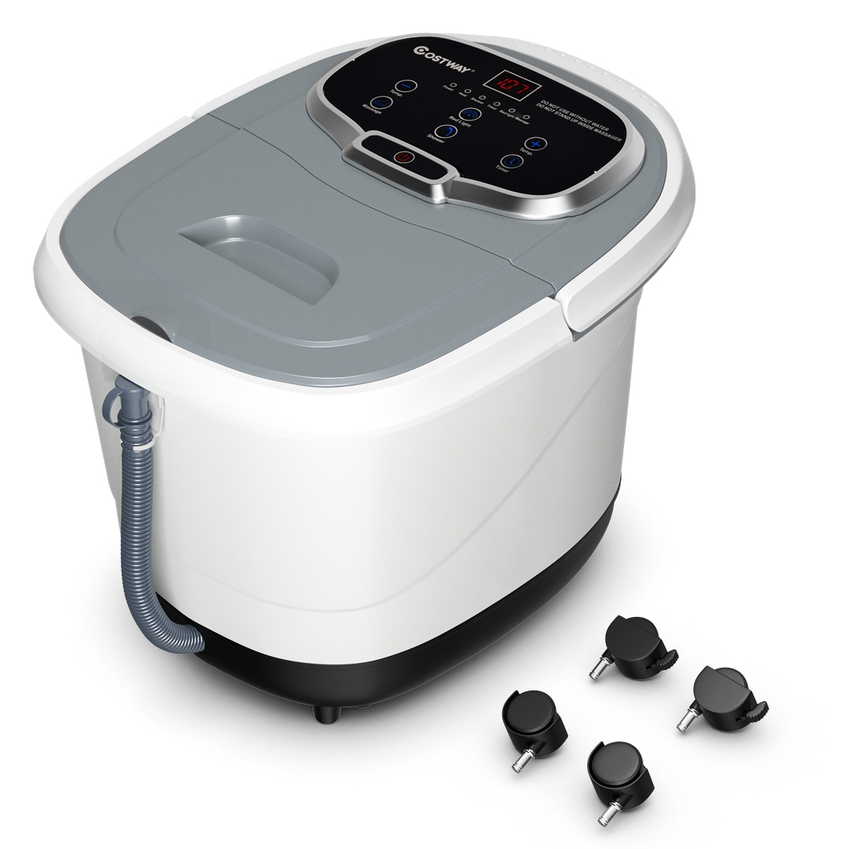 500W infrapuna shiatsu jalamasin hall-valge