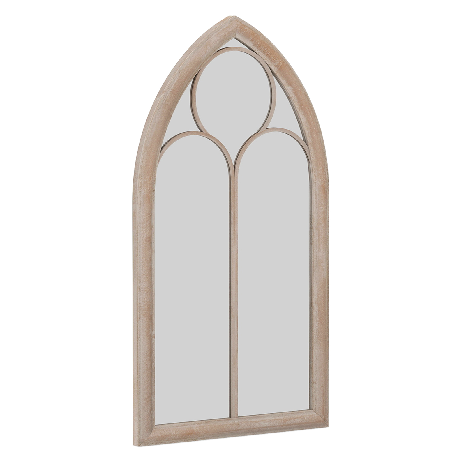 Talumaja aknaraamipeegel, kumer seinapeegel metallraamiga, hall, 111,5 x 60,5 x 3,5 cm