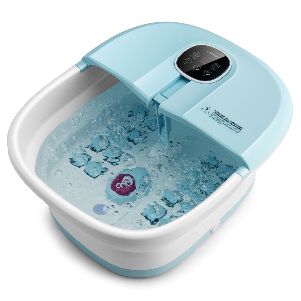 Kokkupandav soojendusega jalamasin sinine