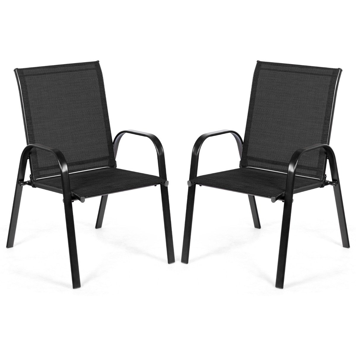 Komplektis 2 kumerate käetugedega aiatooli