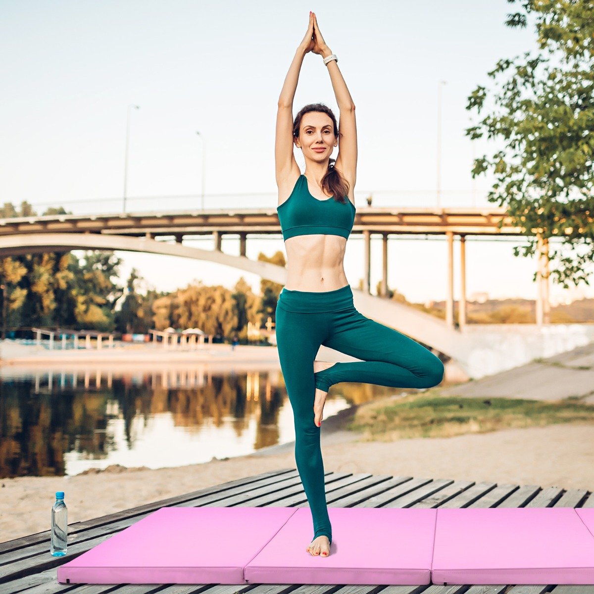 240 x 120 x 5 cm kokkupandav pehme takjakinnitusega põrandamatt