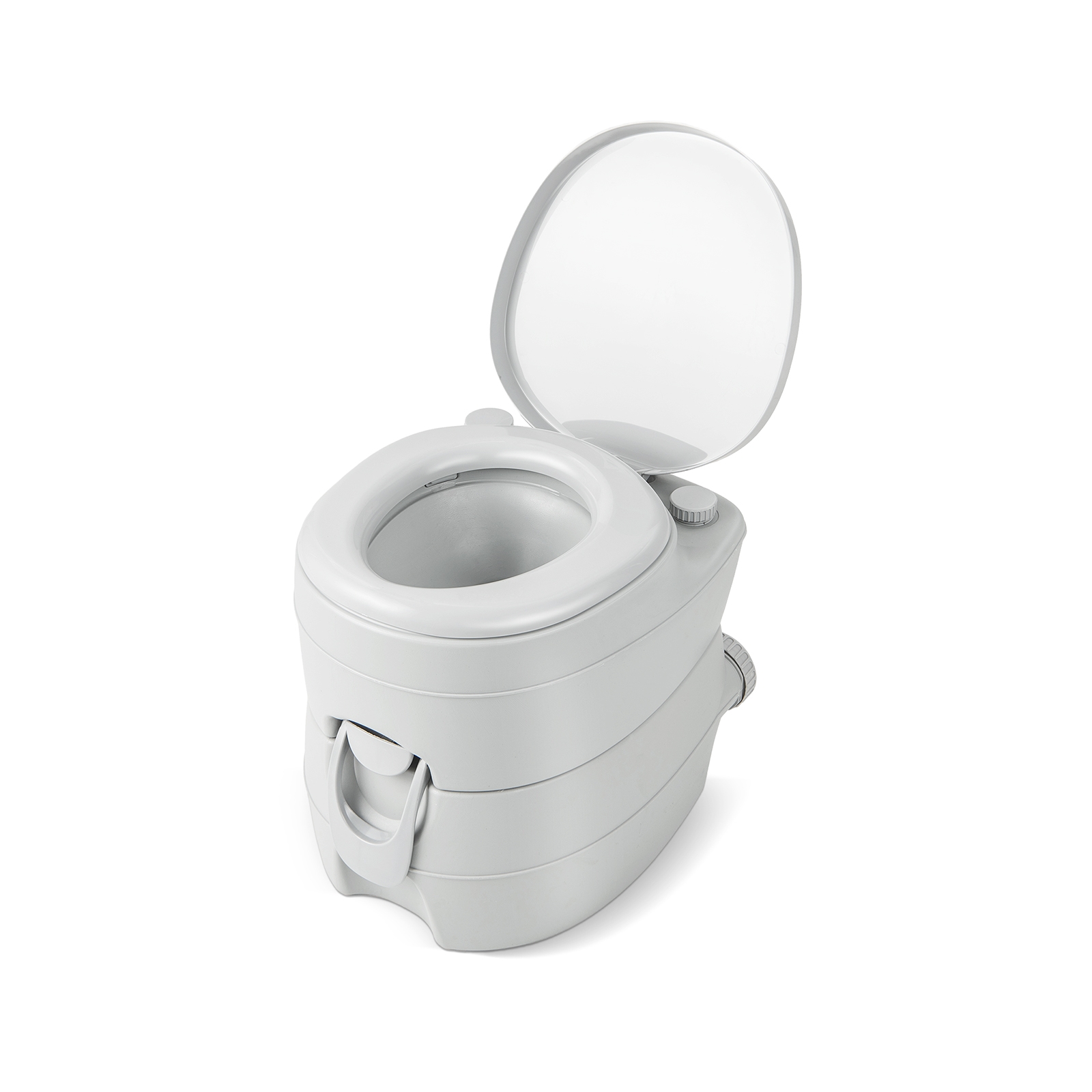 Kaasaskantav keemiline tualett, eemaldatava 20-liitrise (5.2 gallonit) heitveepaagiga kompaktne reisi-WC, hall