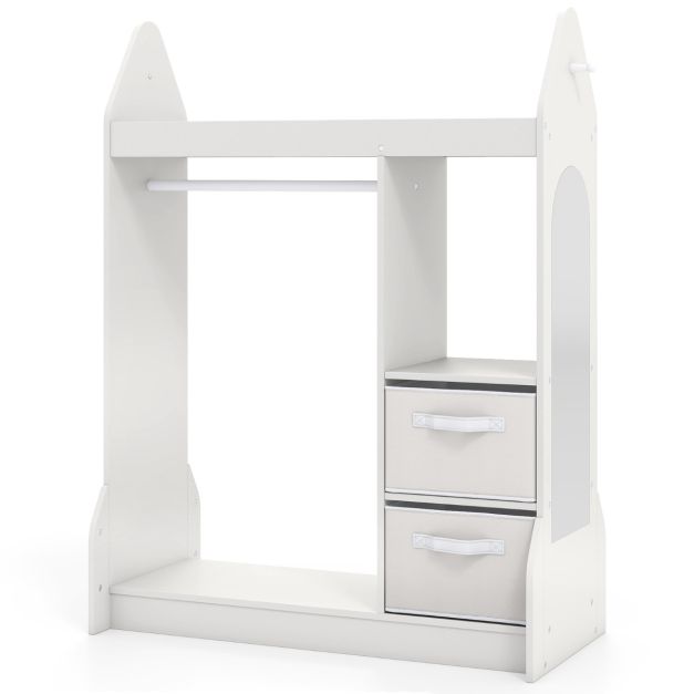 Laste mänguriiul peegliga valge