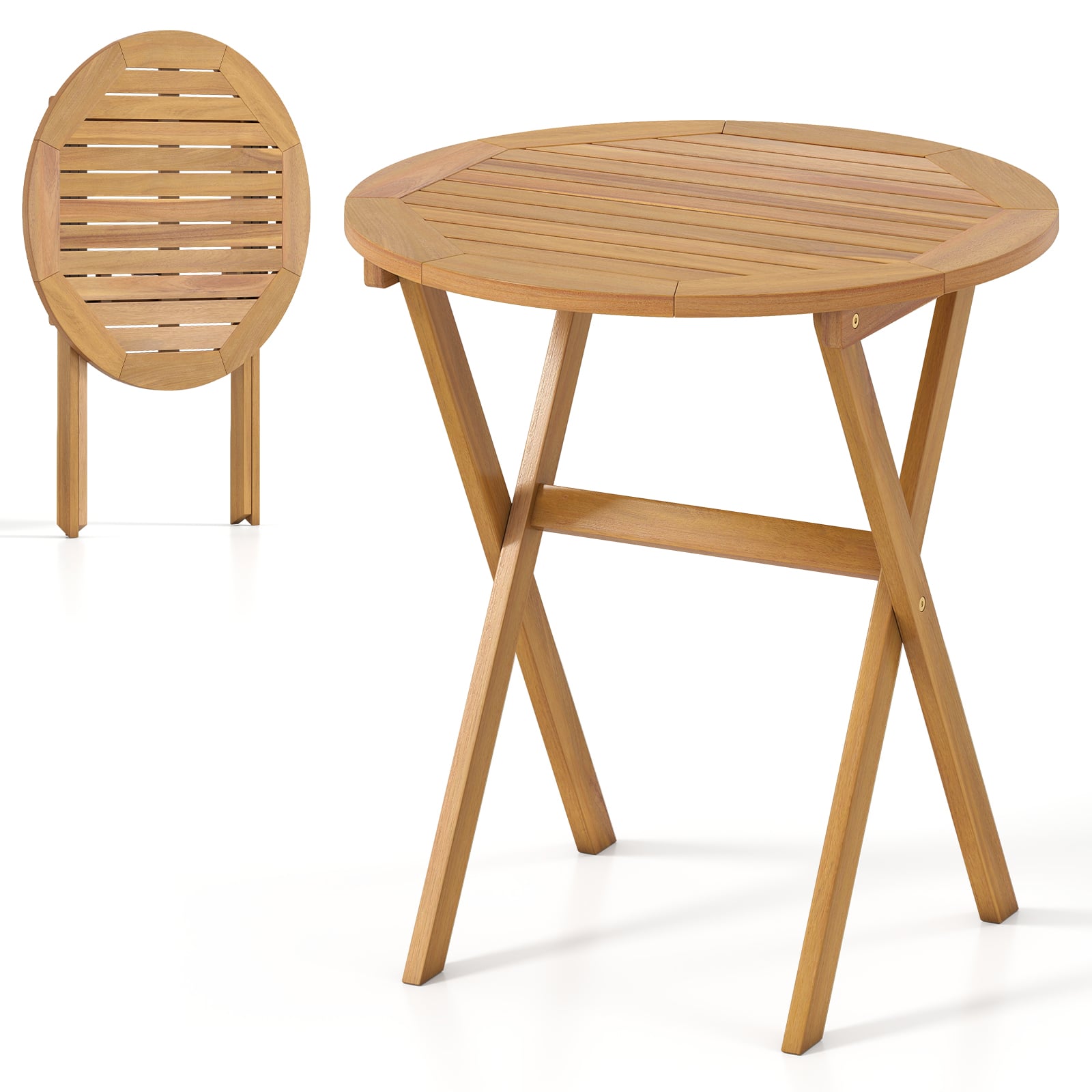 Välipink akatsiapuust, X-kujuline alus