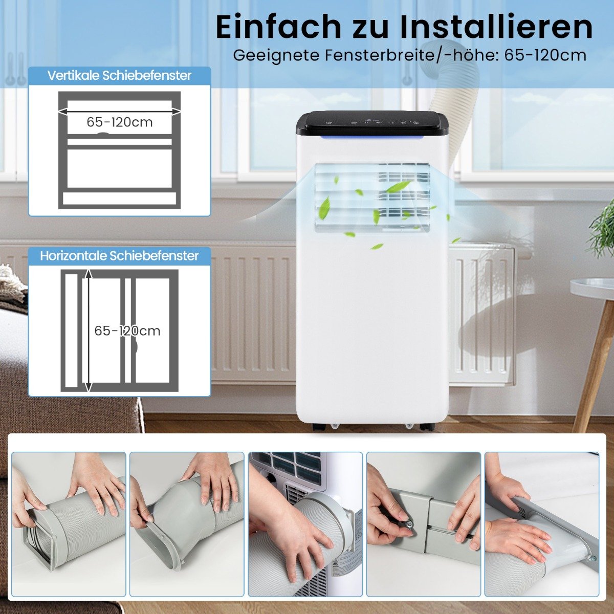 9000 BTU 4-ühes kaasaskantav kliimaseade