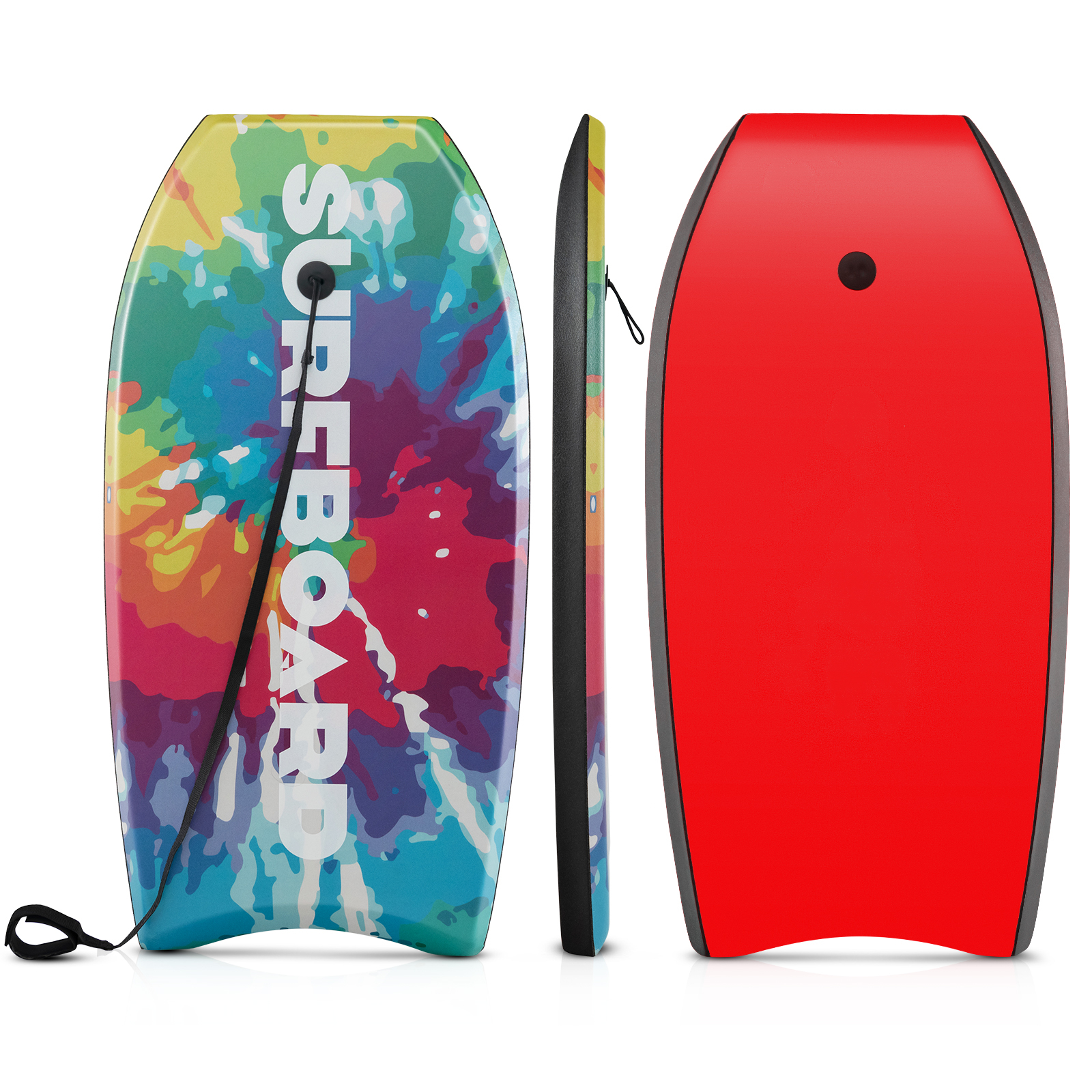 Kerge ja vastupidav lainelaud ning boogie-board randa (suurus S) mitmevärviline disain 1 (84 cm)