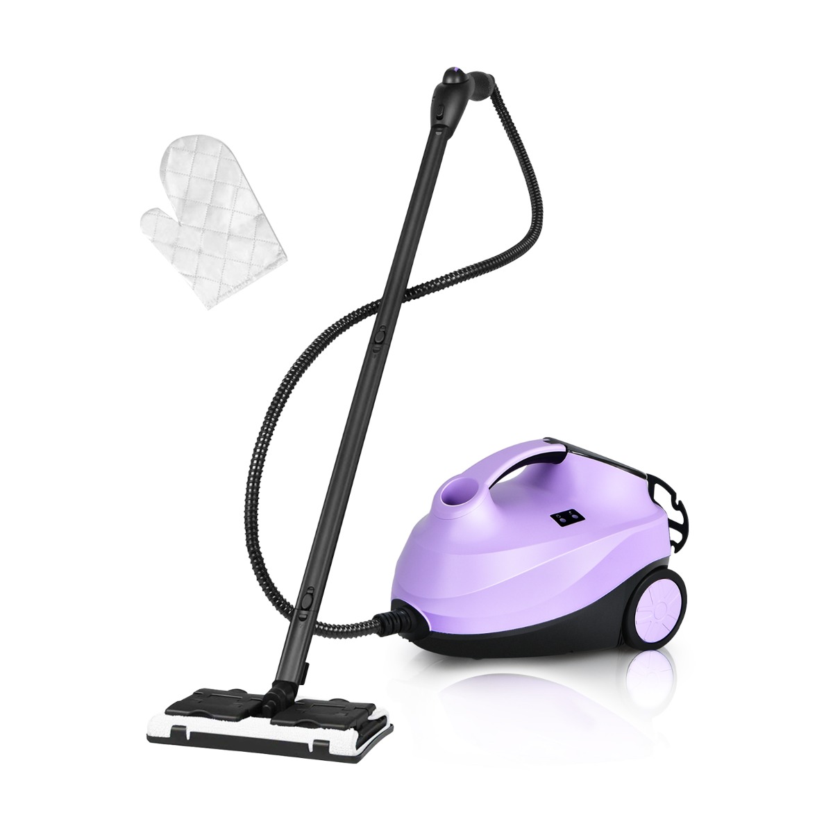 Aurupuhasti 19 tarvikuga aurumopp 2000W põrandaaurupuhasti kuni 108â„ƒ lilla