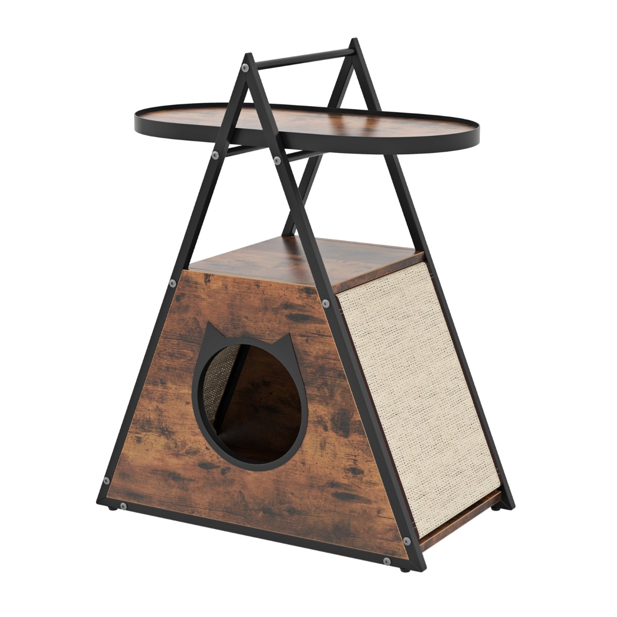 3 in 1 kassikapp kassimaja