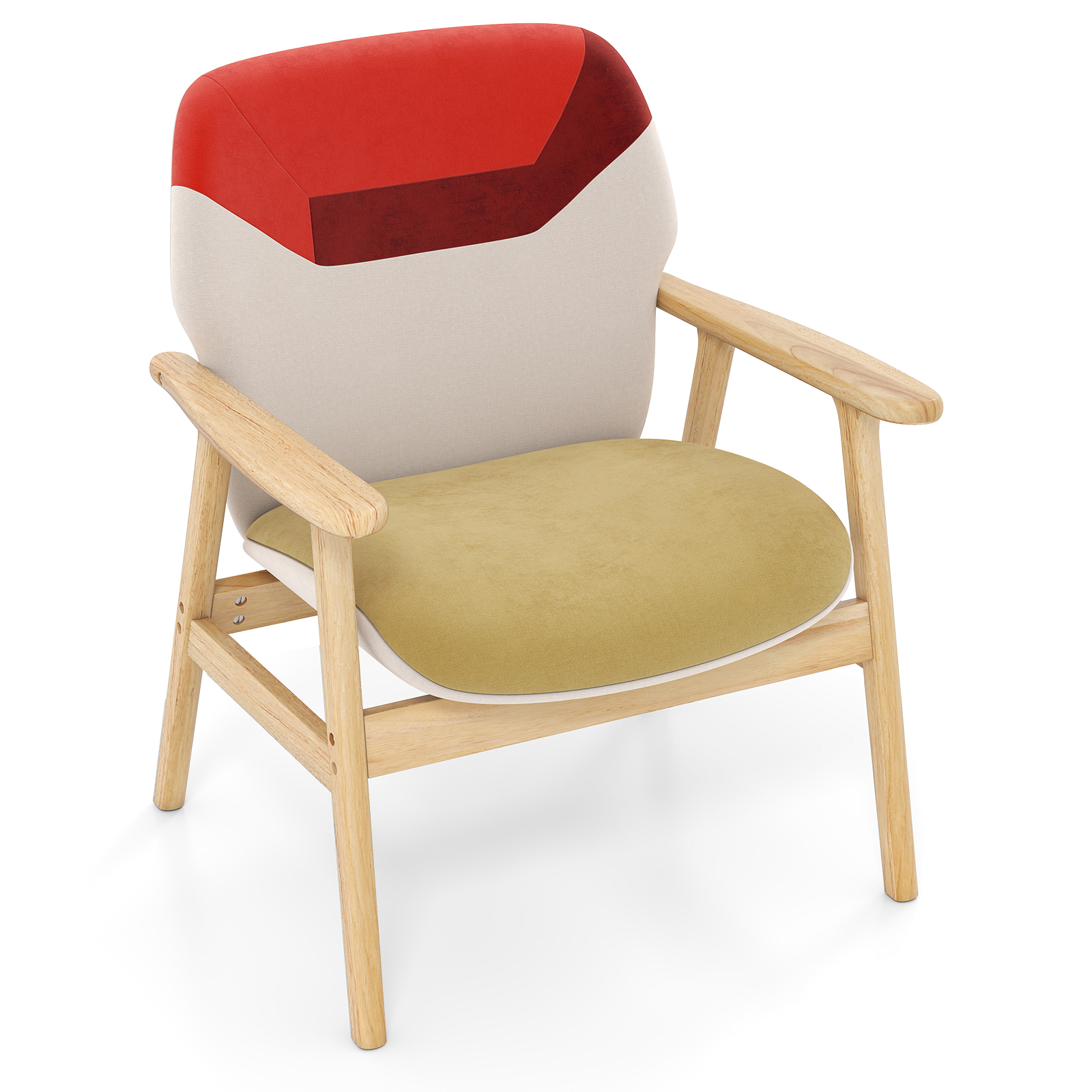 Moodsas stiilis polsterdatud tugitool