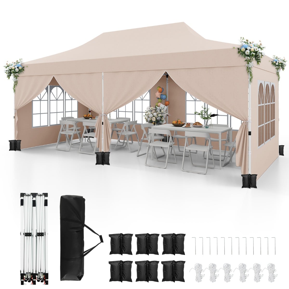Kokkupandav plastikust Adirondack-stiilis aiatool ja mugav terrassitool (88x77x95 cm kandevõime 180 kg) heleroheline