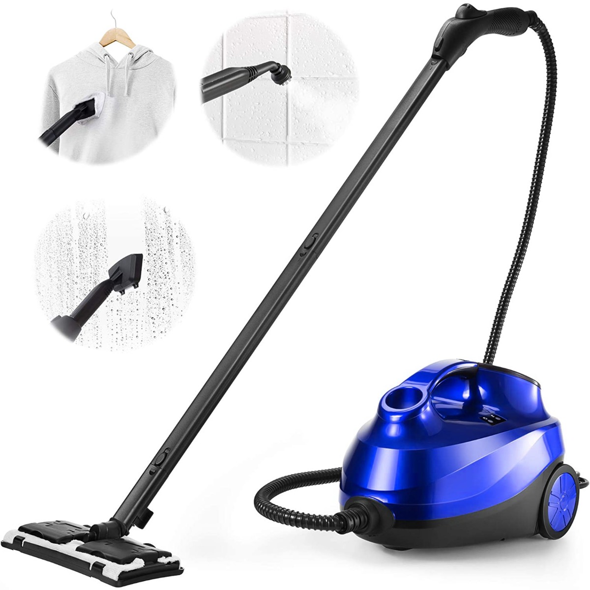 Aurupuhasti 2000W 19 Tarvikuga Sinine 1,5L Paagiga