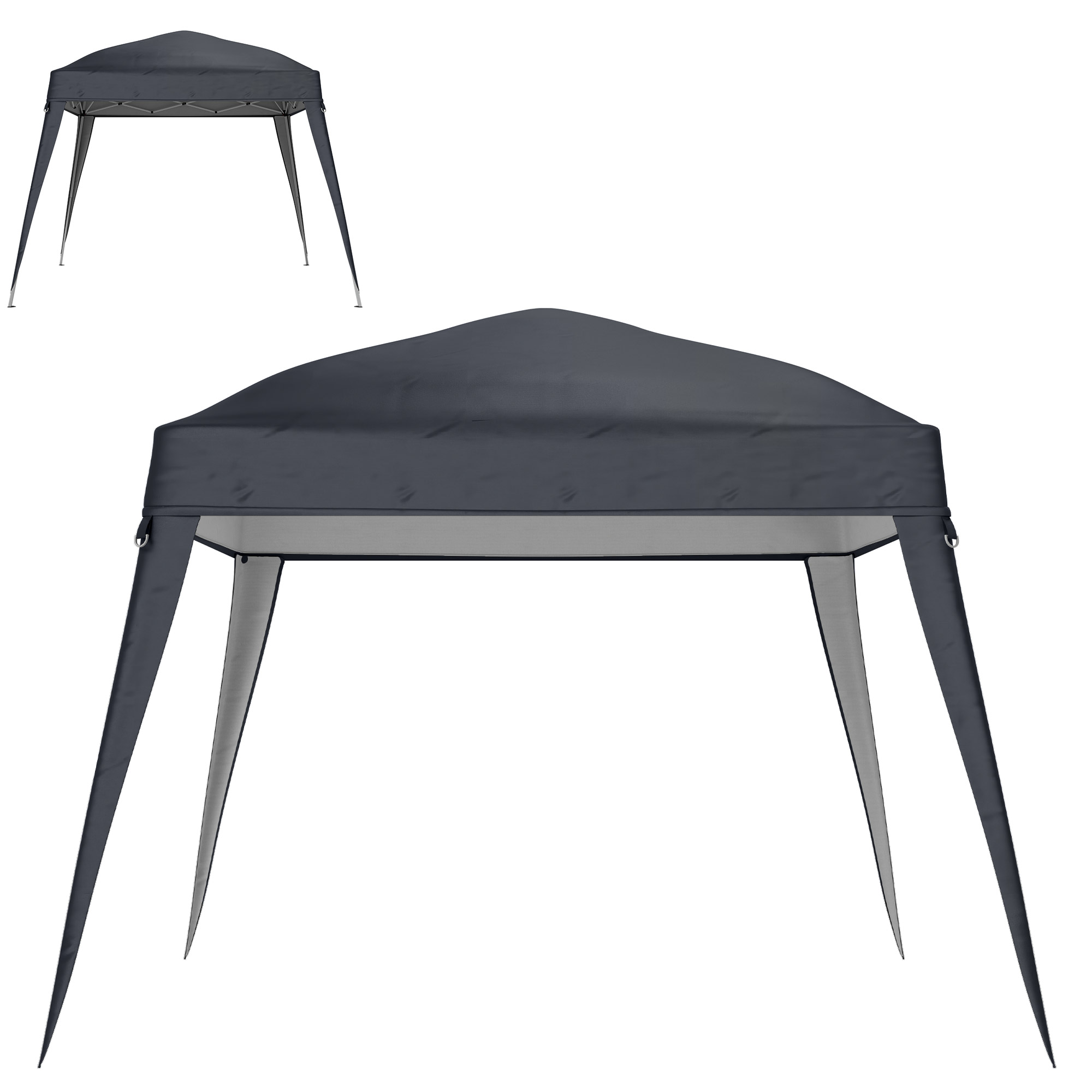 Asendusvarikatus 3 x 3 m aiapaviljonile, aiatelgi asendusvarikatus, UPF 50+, Oxford-kangas, tumehall