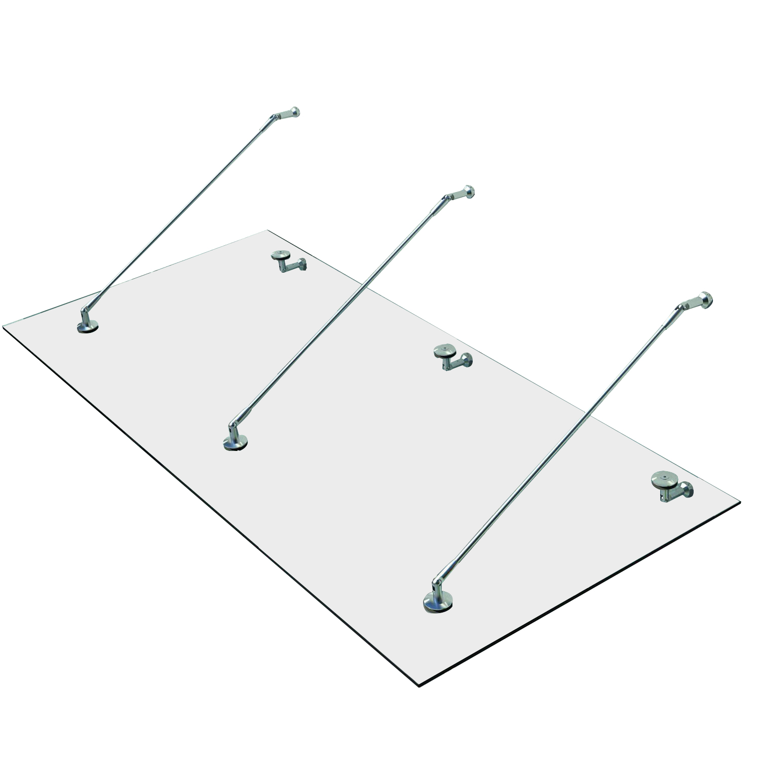 Klaasist varikatus, karastatud klaas