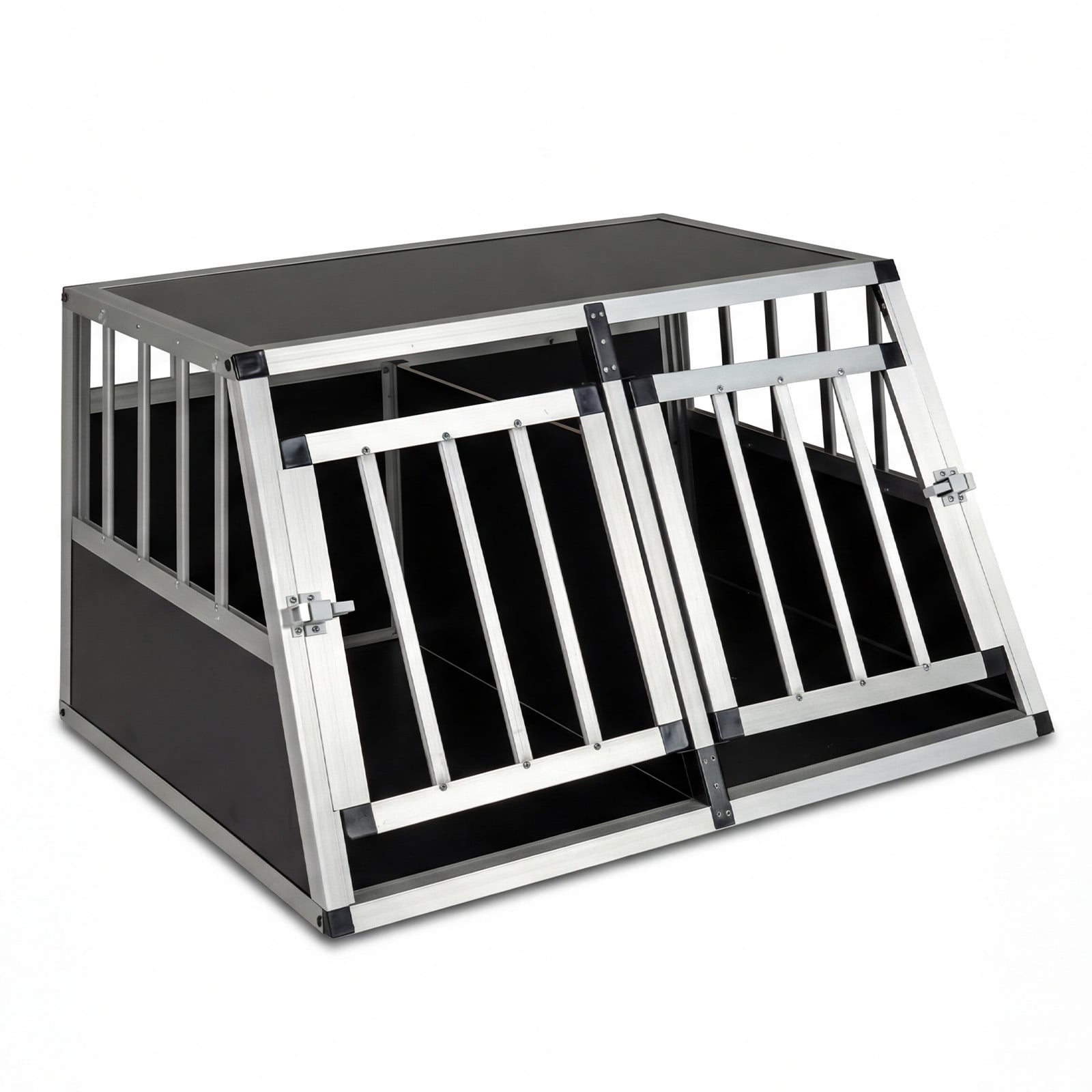 Alumiiniumist koerakast lukustatava uksega