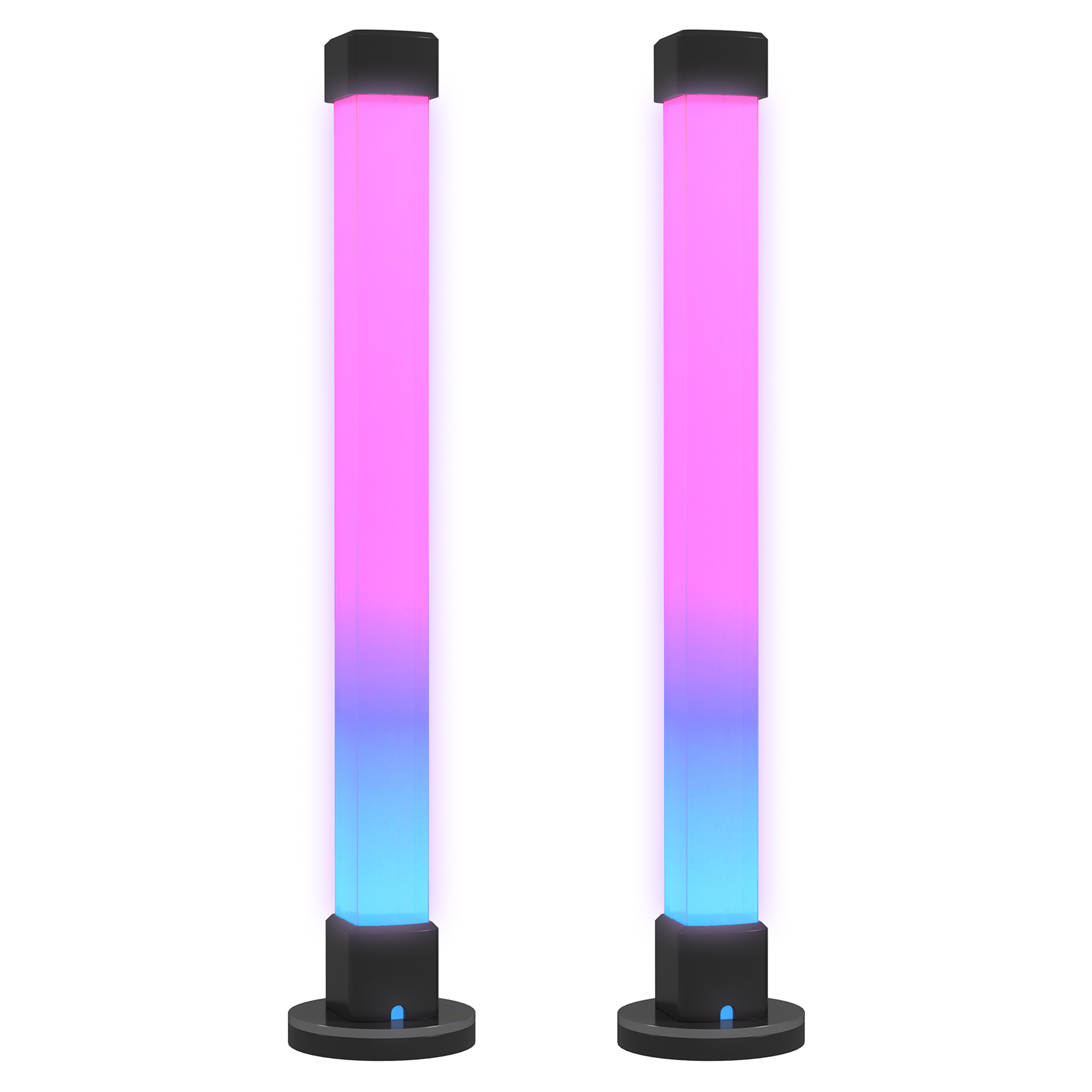 2 LED-lambi komplekt, laualambid rakenduse ja puldiga, muusika sünkroniseerimine, värvirežiimid, taimer, valge