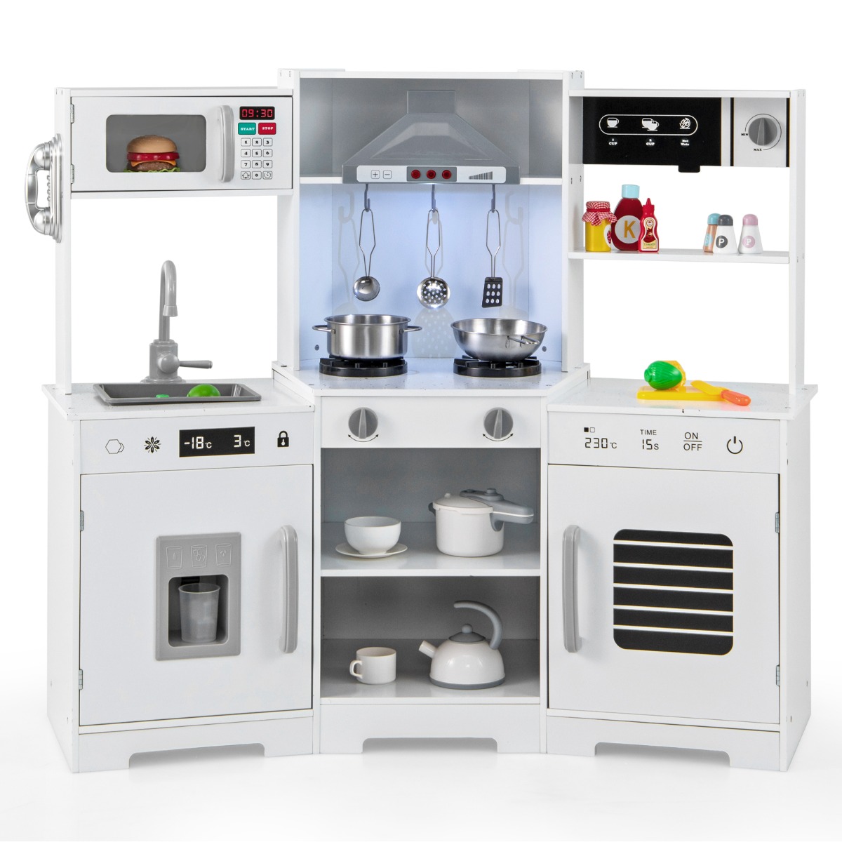 Laste mänguköök realistlike helidega