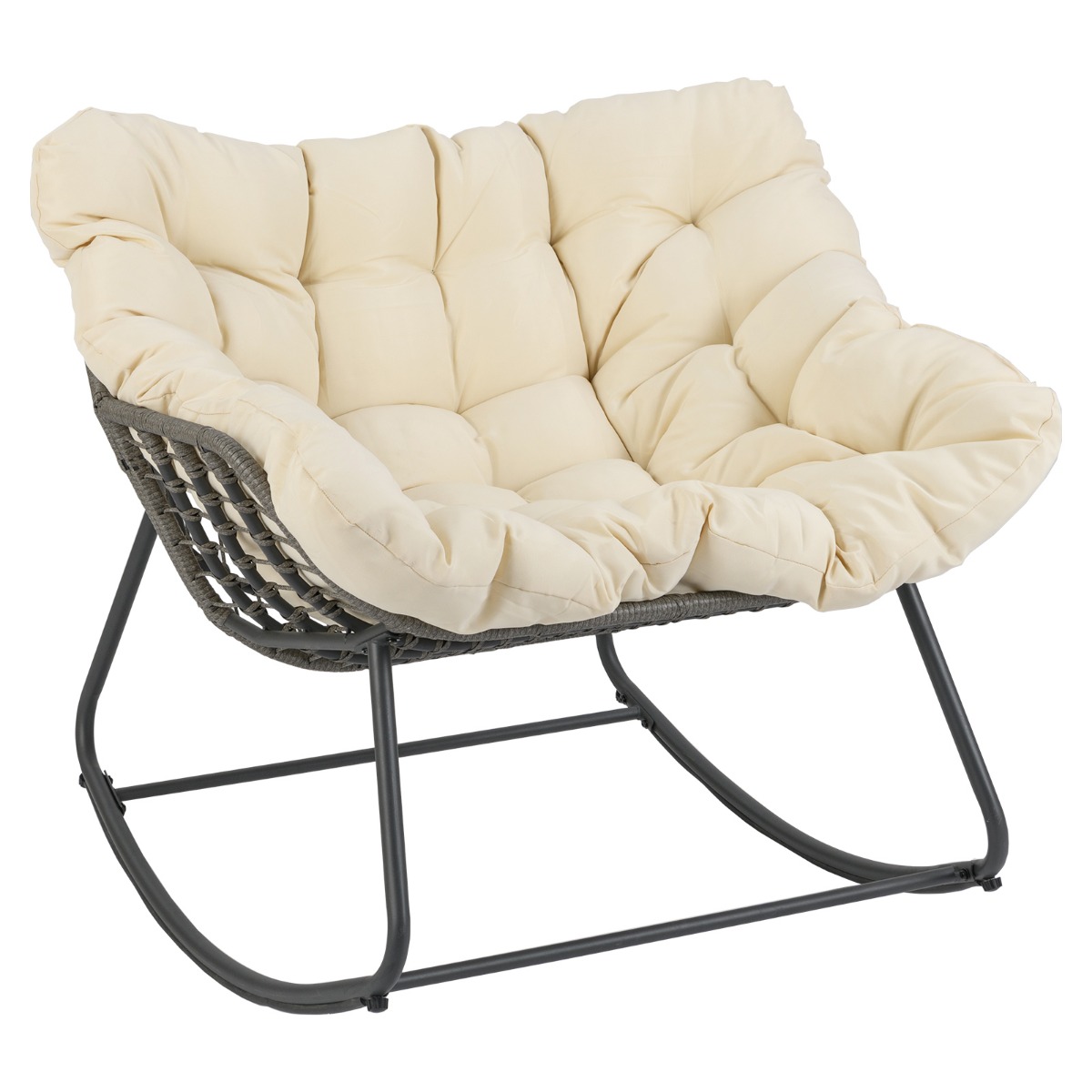 Välitingimuste kiiktool paksu eemaldatava padjaga, beež