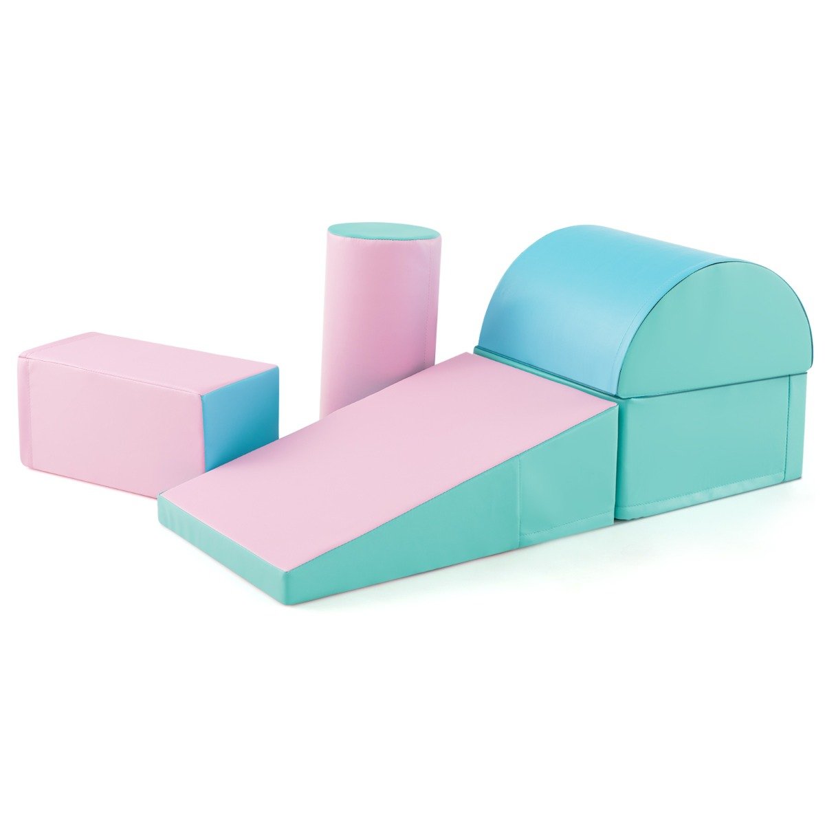 5 tk vahtplokkidest hiigelklotsid müramiseks ja ronimiseks suured klotsid roheline roosa