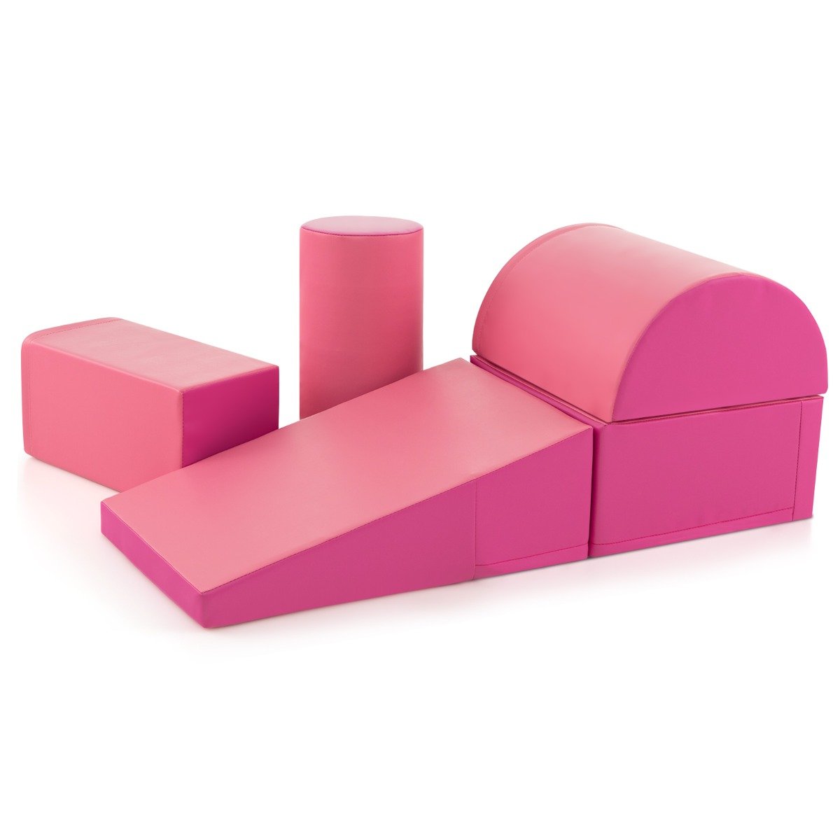 5 tk vahtplokkide komplekt suured ehitusklotsid müramiseks ja ronimiseks suurklotsid roosa
