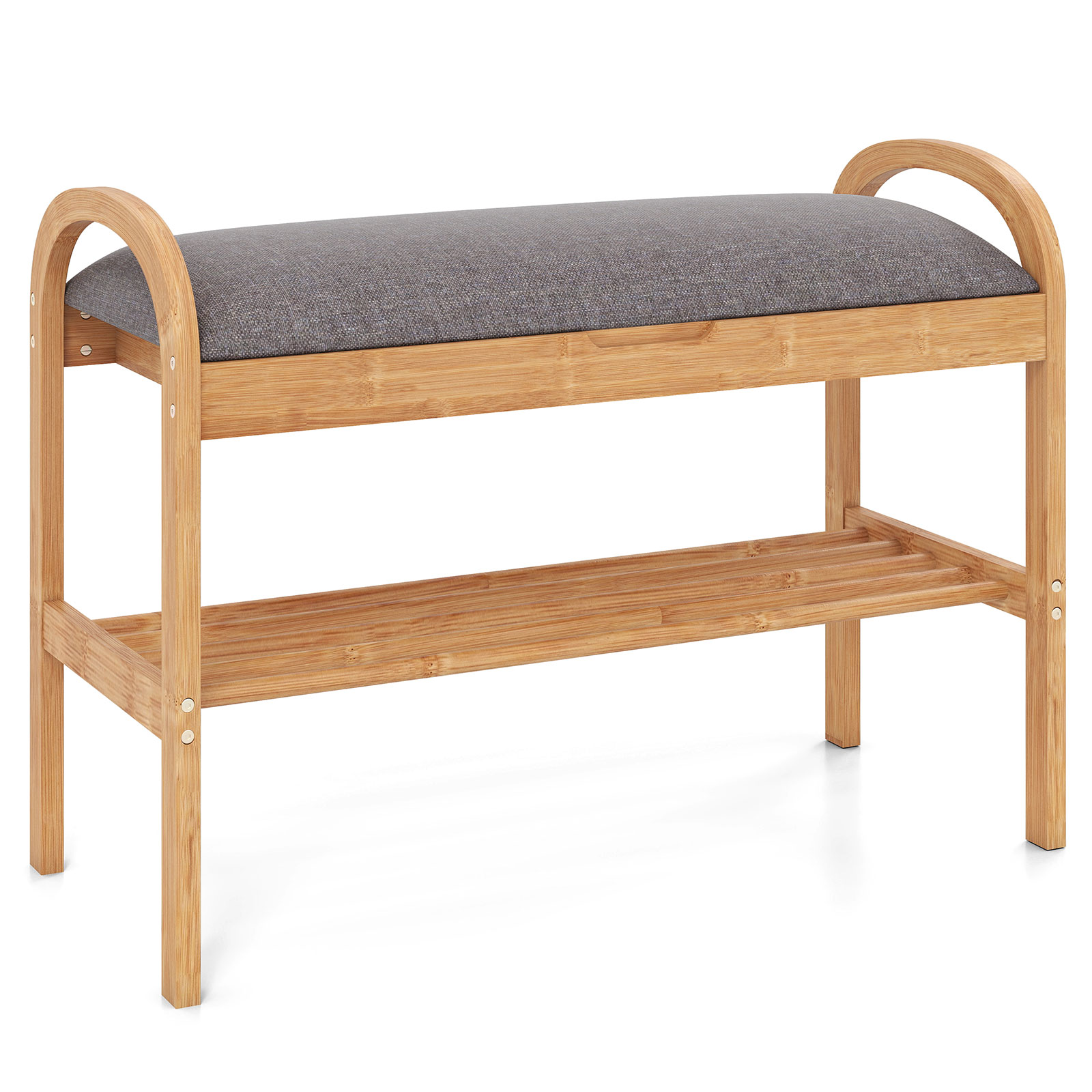 2-korruseline bambusest kingipink hoiuruumiga, hall