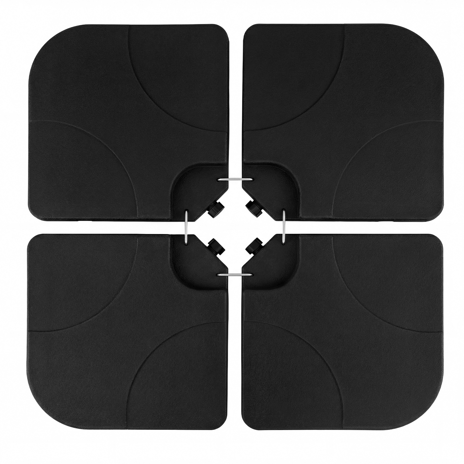 4-osaline raskekaaluline alus 74 kg must