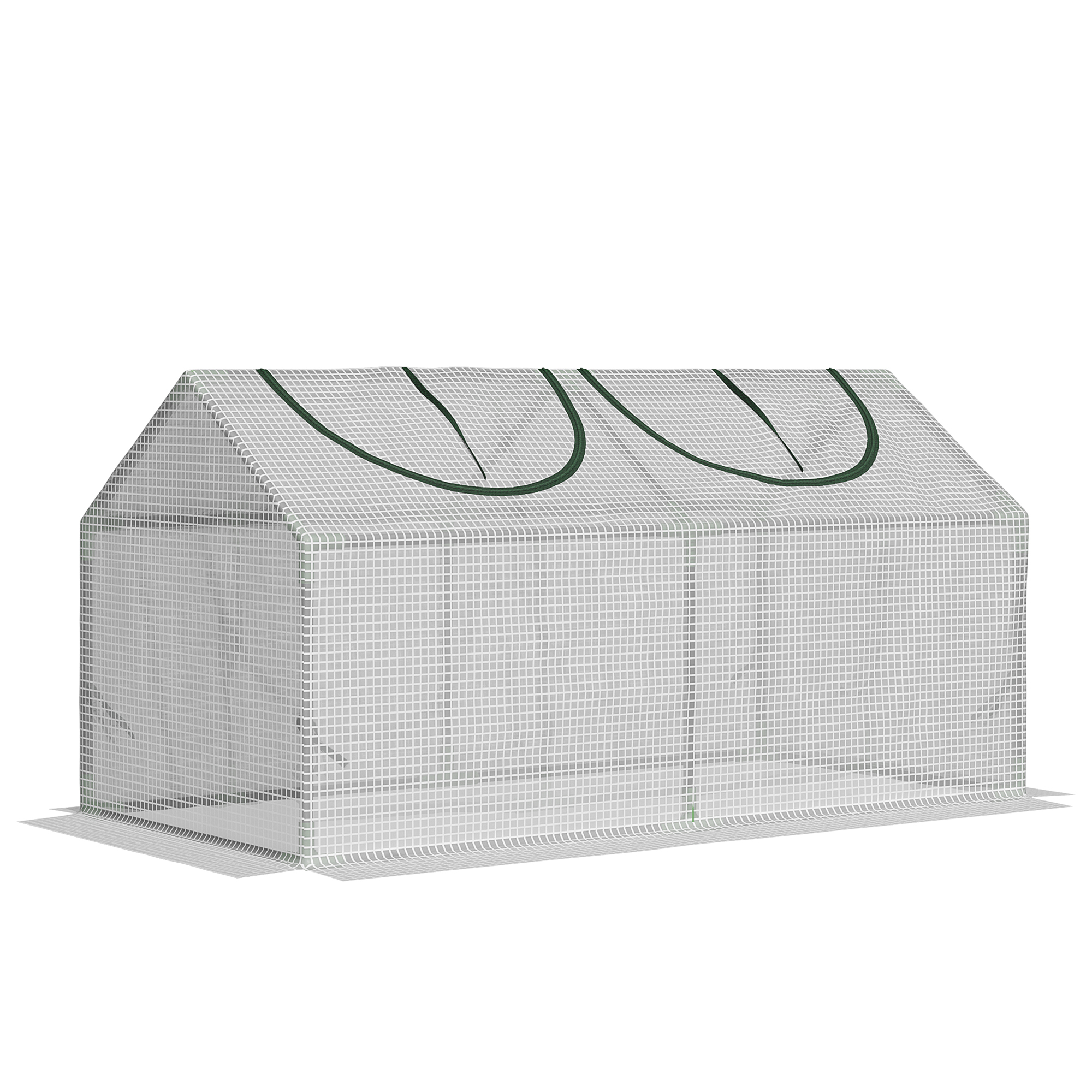 Kasvuhoone aknaga PE-võrkkile terasfooliumist kasvuhoone kasvuhoone rõdule aeda tomatimaja 120x60x60cm tomatikasvuhoone