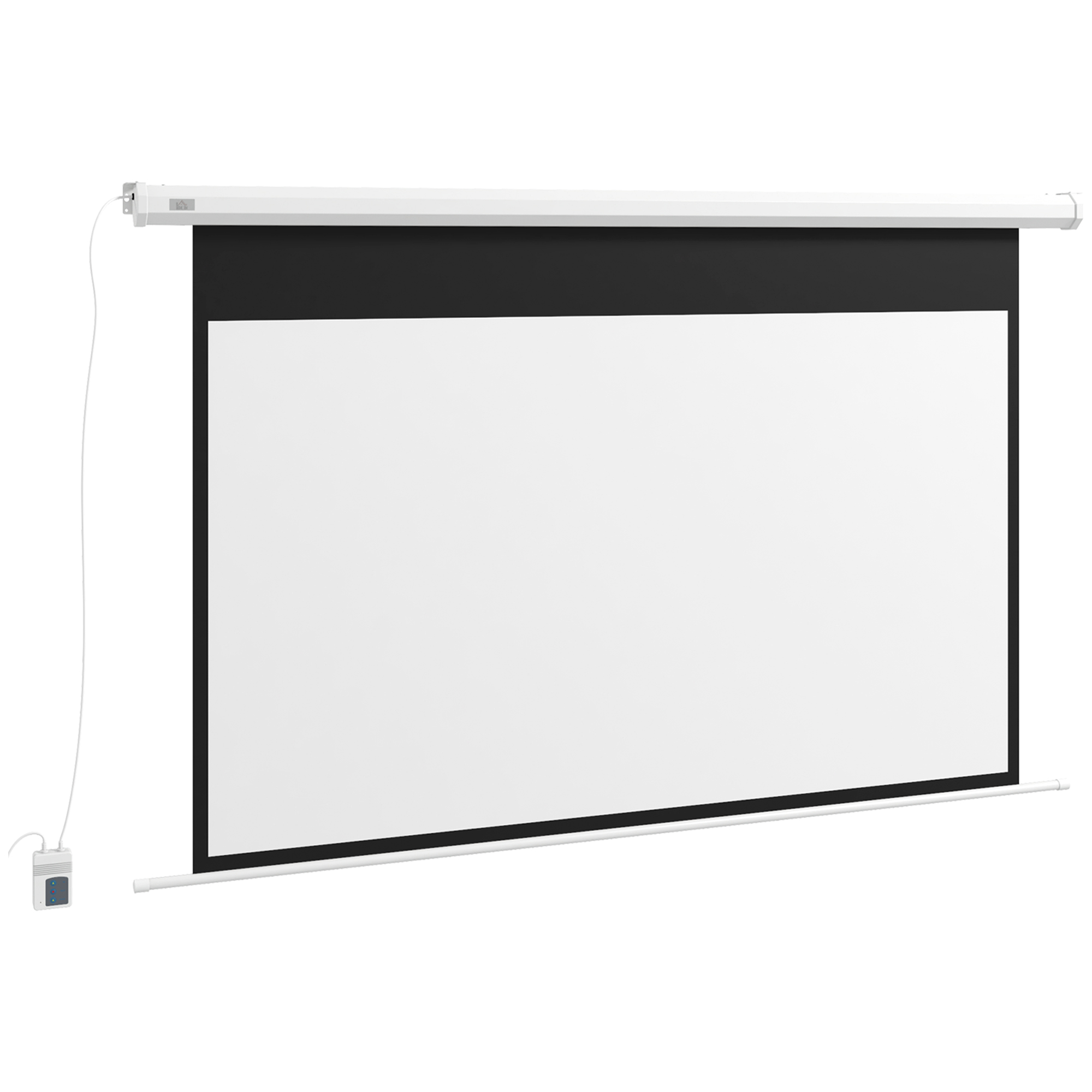 Projektori ekraan, 16:9, 213 cm, kaugjuhtimispult, mootor