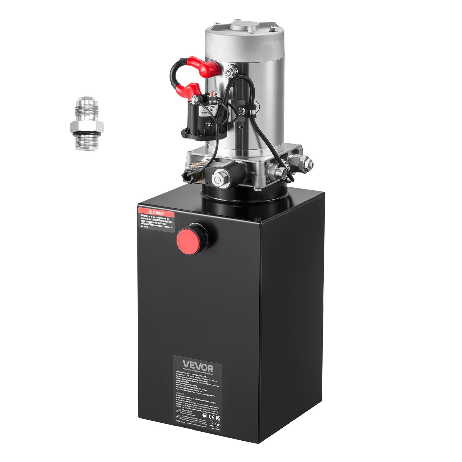 10 l hüdrauliline jõuseade, ühetoimeline kallurhaagise pump