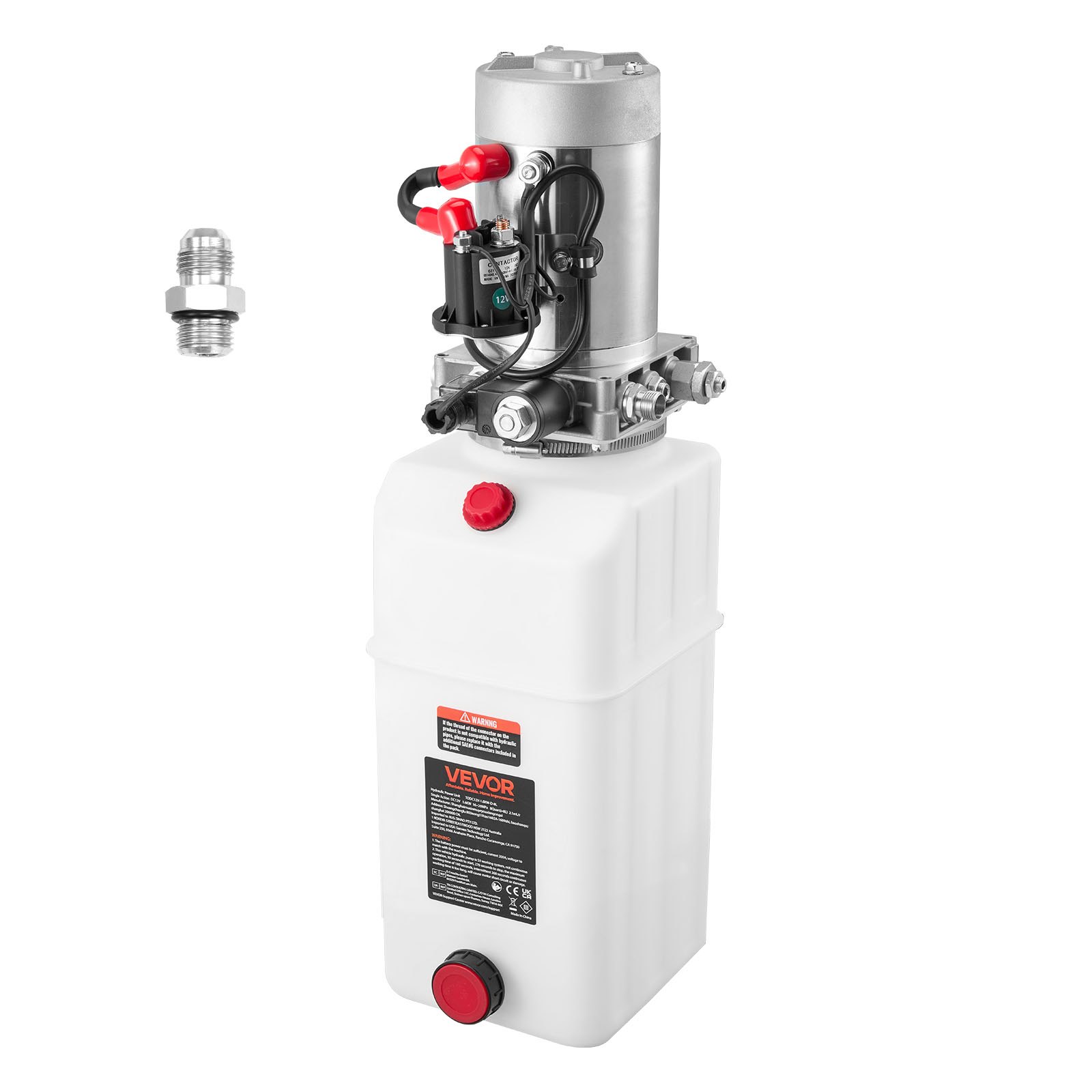 6 l hüdrauliline jõuseade, ühetoimeline kallurhaagise pump
