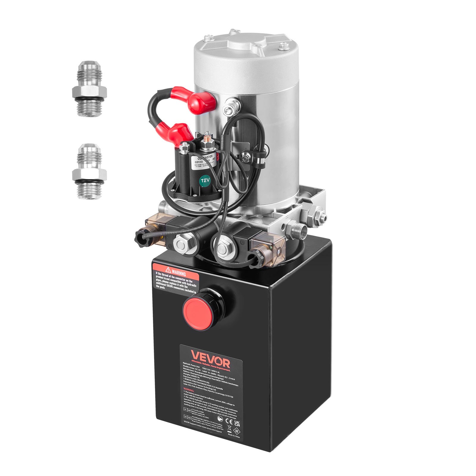 4 L hüdrauliline jõuseade kahetoimeline kallurhaagise pump maksimaalne ülerõhu 22 MPa ja voolukiirus 3 4 l/min DC 12 V