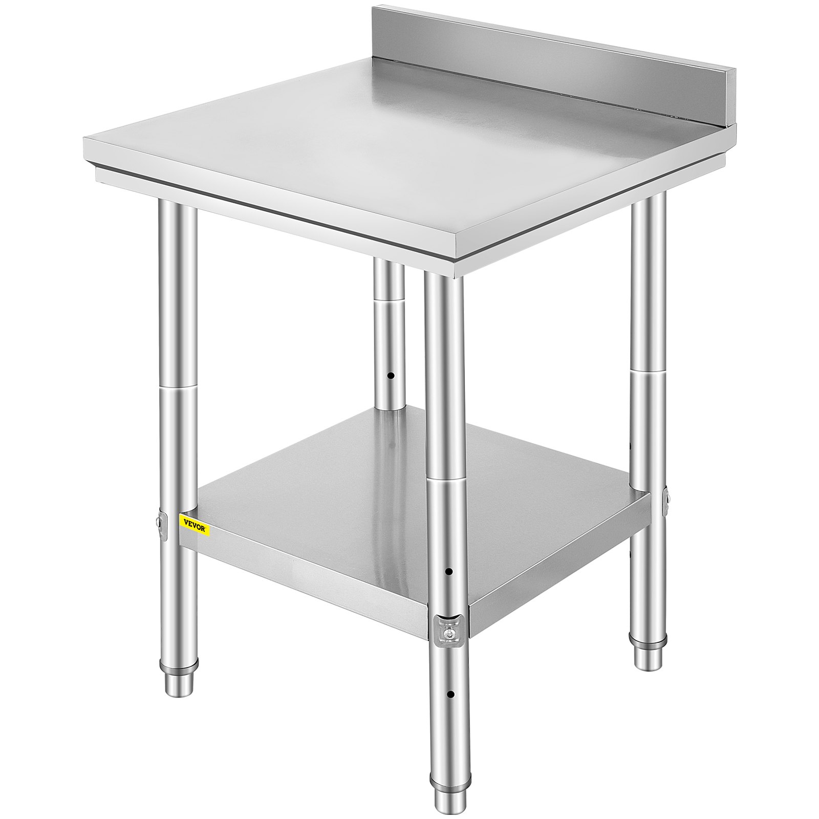 61 X 61 x 88,9 cm roostevabast terasest töölaud, vastupidav ettevalmistuslaud