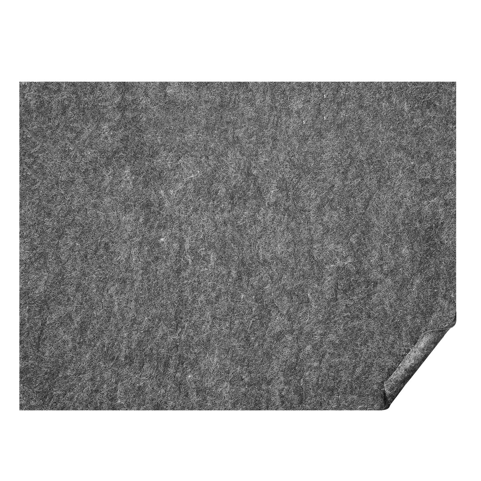 Libisemiskindluseta vaibapadi, kaitsev pehmendus, 2,74 m x 3,66 m, 12,7 mm paksune, 100% puhas polüestervilt, 10-11㎡. Kvaliteetne jalaalune vaibapadi kõikidele põrandatele, hall.