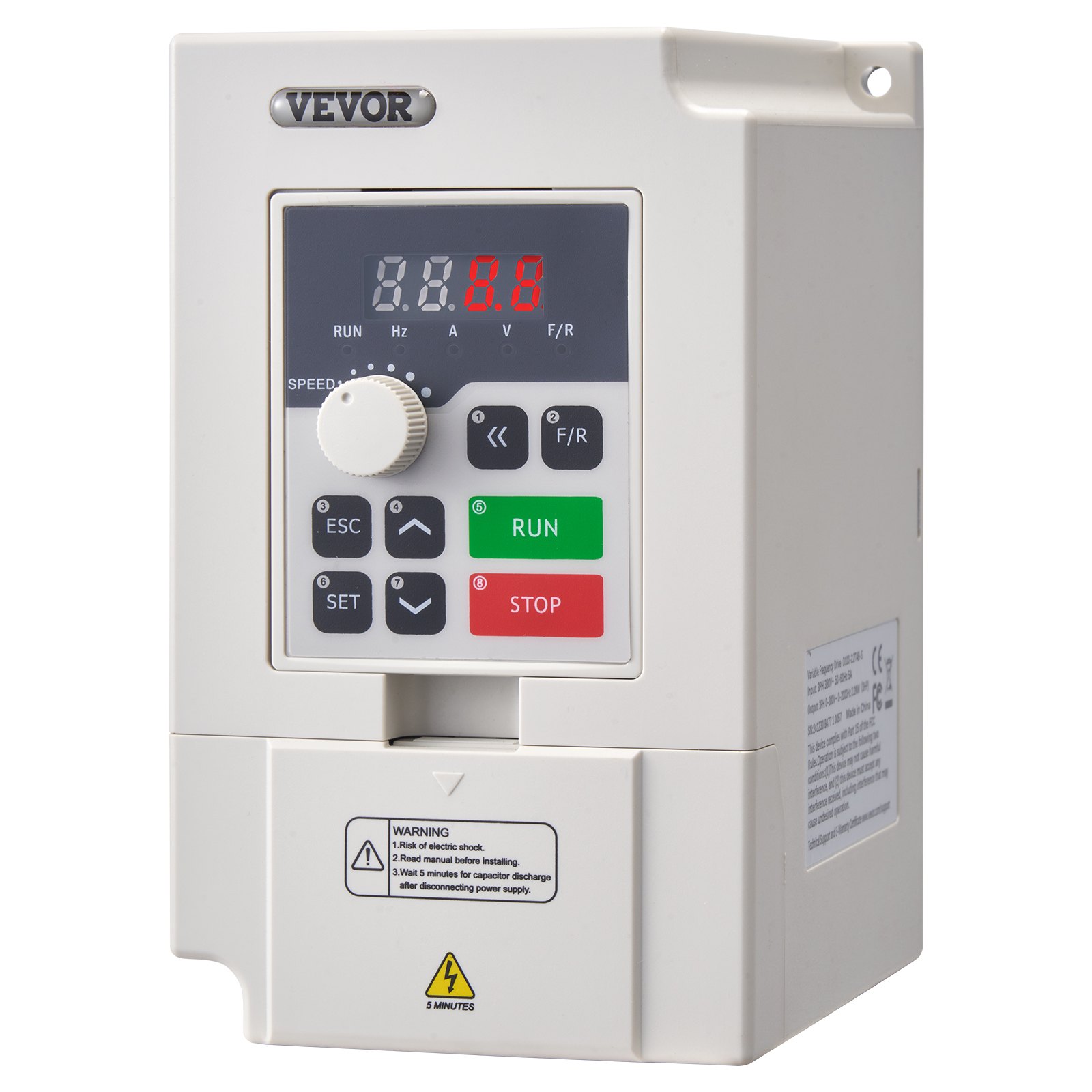 Sagedusmuundur 3 hj, 2,2 kW, 5 A, sisend 50/60 Hz