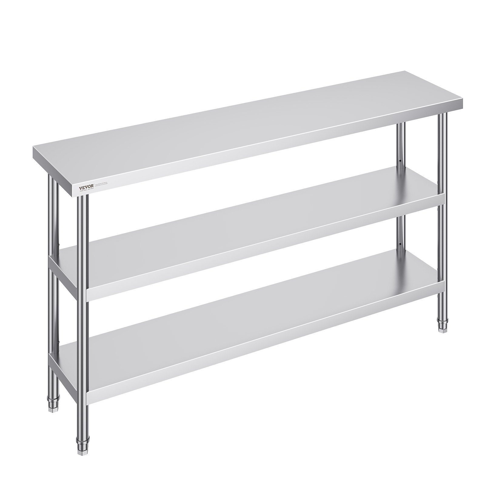 Roostevabast terasest toiduainete ettevalmistuslaud äriköögi töölaud 35 6 x 152 4 cm