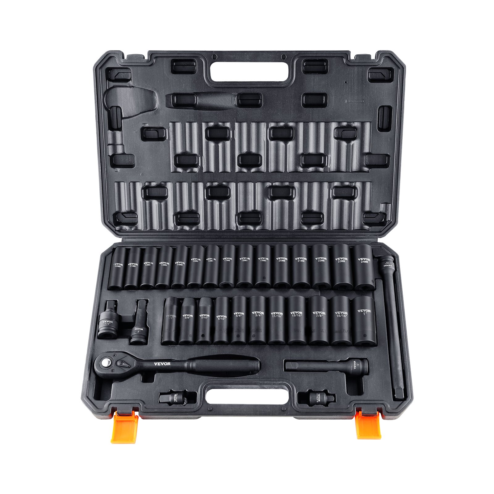 1/5,1 cm löögipadrunite komplekt, 33-osaline padrunite komplekt SAE 3/20