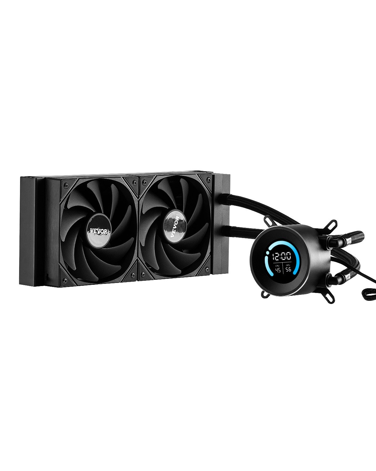 Protsessori vedelikjahuti, AIO protsessori veejahuti - 120 mm PWN ventilaatorid