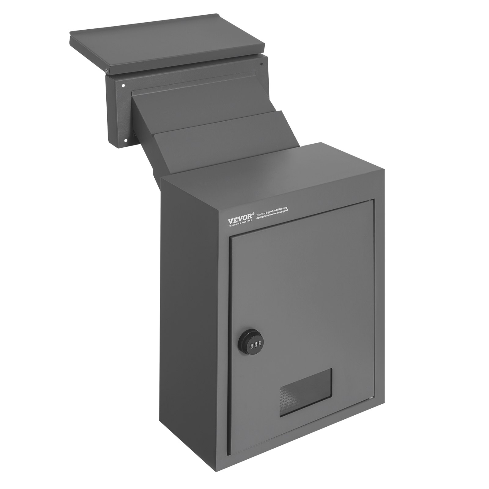 Läbi seina avatav postkast vastupidav terasest läbi seina avatav postkast 2 8–20 1 cm 33 cm numbrilukuga 12 5x6 3x16 9