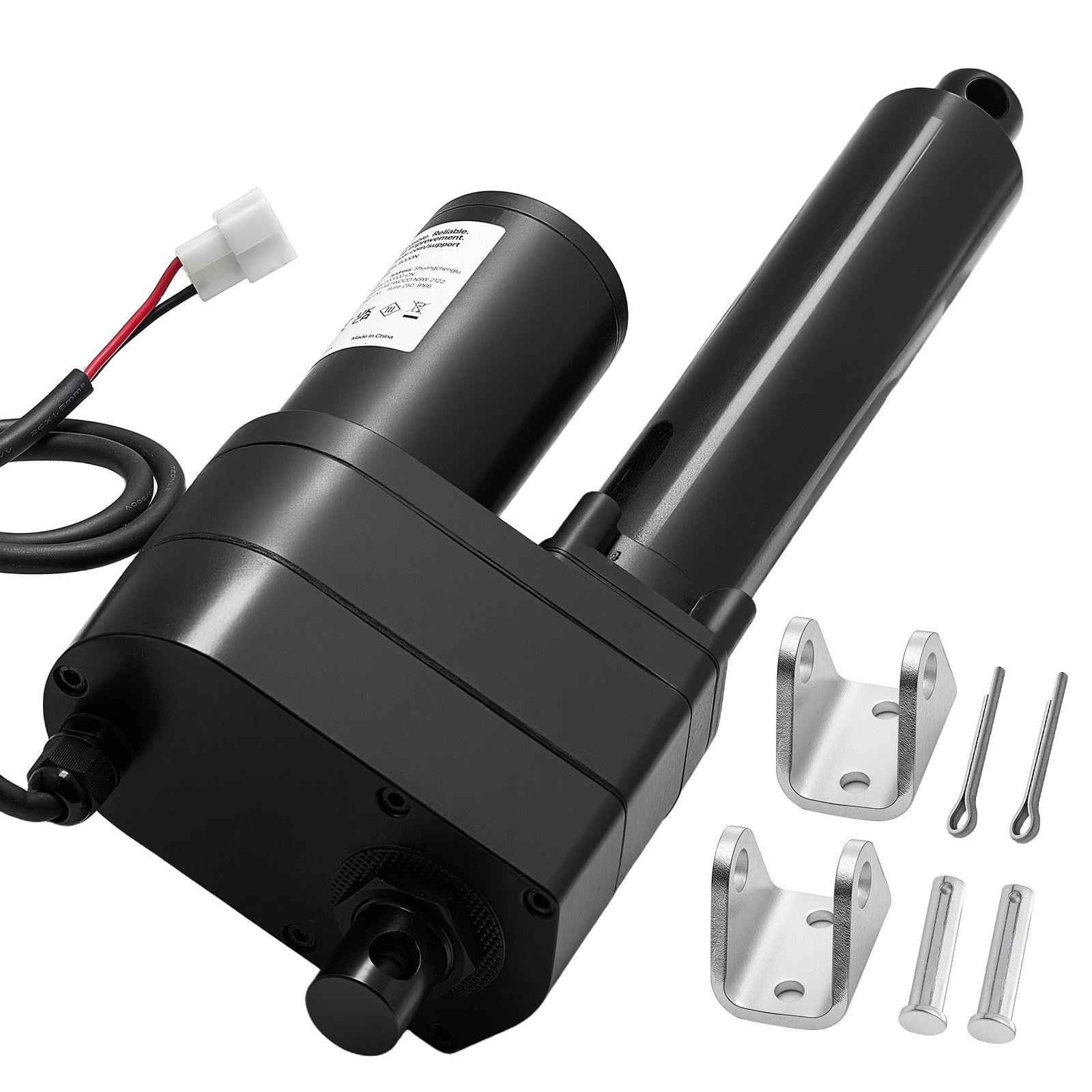 12 V lineaarajam, 200 mm käik, ülimalt vastupidav 9000N lineaarliikumisega ajam