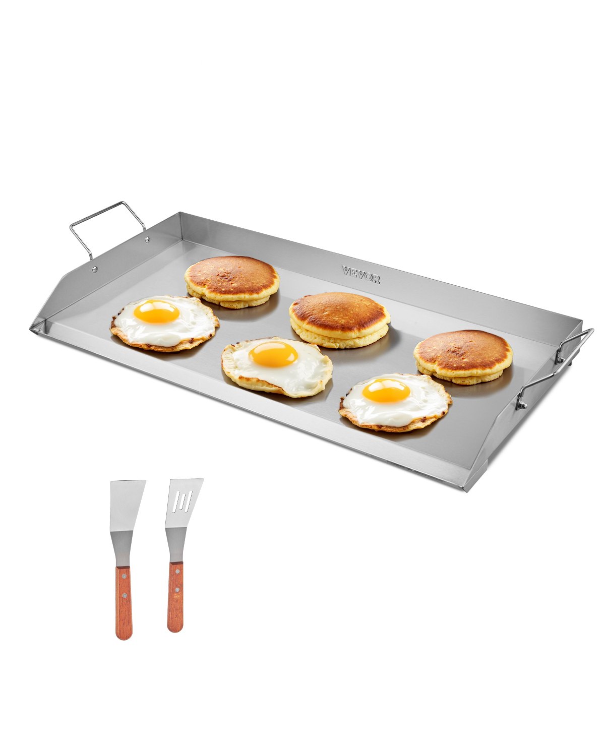 Roostevabast terasest pann 81 3 x 40 6 cm universaalne lameda ülaosaga ristkülikukujuline plaat gaasigrilli pann BBQ