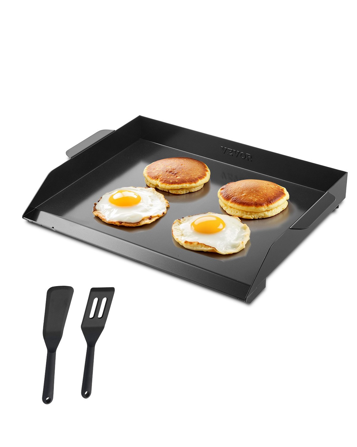 Süsinikterasest grillpann 55 9 x 40 6 cm universaalne lameda ülaosaga ristkülikukujuline plaat gaasigrilli pann